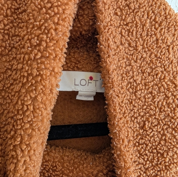 Loft Sherpa Fleece Funnel Neck Sweater - Picture 5 of 5